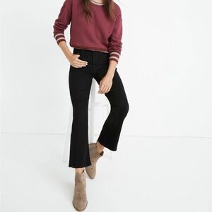 Madewell Women's Cali Denim Boot Black Ankle Jeans size 23